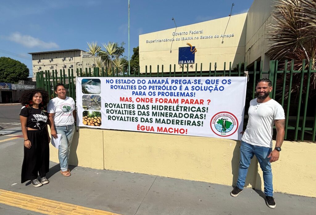 MAB-AP realiza mobilização cobrando os royalties de exploração no Amapá
